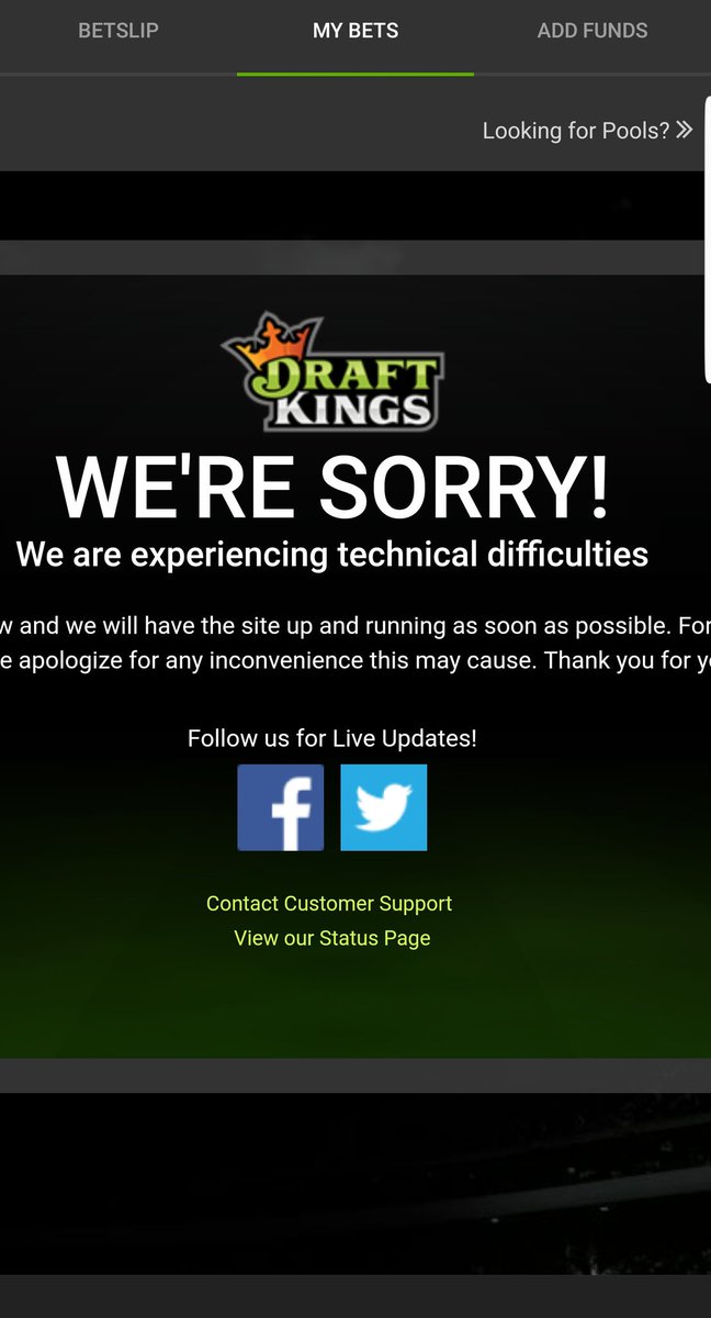 Pao1001's tweet image. @DraftKings #cloudscale