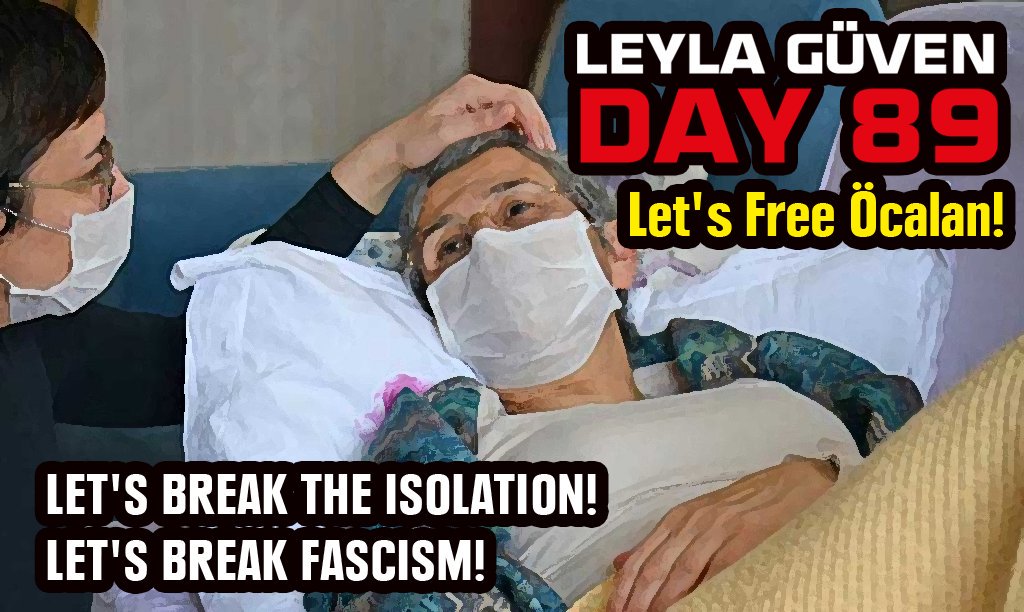 Rapern6's tweet photo. #HungerStrike #Turchia #Turkey #LeylaGüven #89days #289prisoners #51days https://t.co/Hkjeqc2nE3