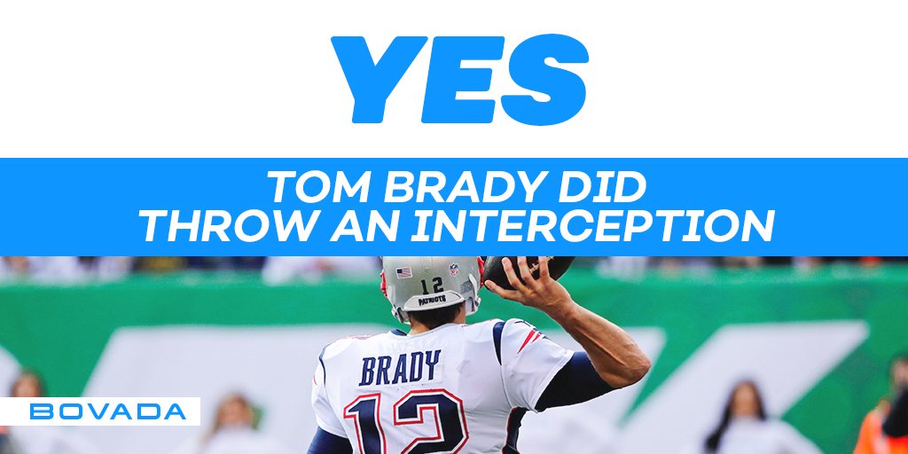 Brady throws an interception on the first drive!😱 Retweet this for your shot at $53. #PropParty