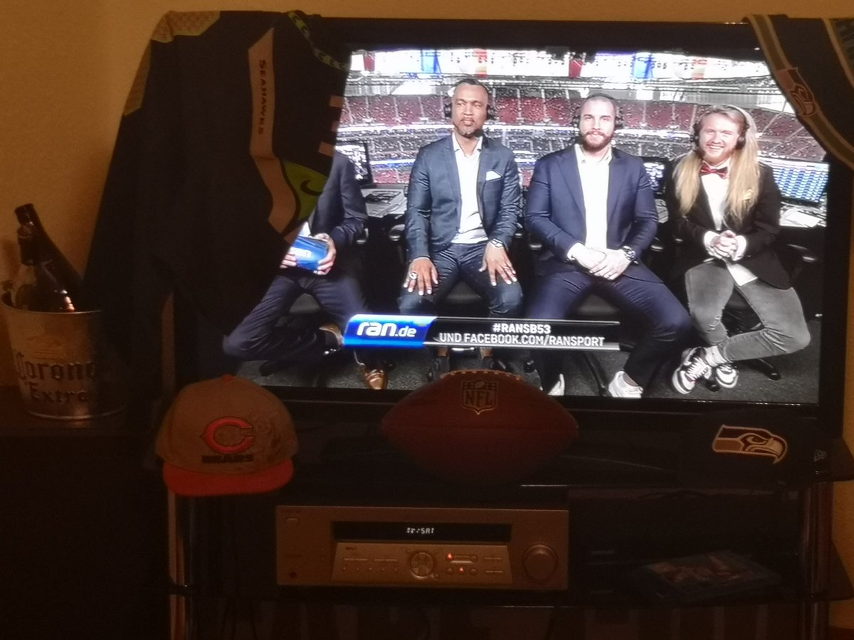 Super Bowl LIII
Jan Stecker wurde leider Verdeck
#ranSB53