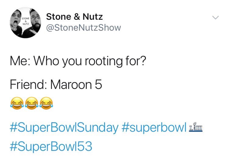Some people were never spanked as a child and it shows!! <a href="/StoneNutzShow/">Stone & Nutz</a> #SuperBowlSunday #superbowl #SuperBowl53 #SuperBowlLIII #GoPats #GoRams #PatsNation #RamsNation #NFL 🏈 🏟