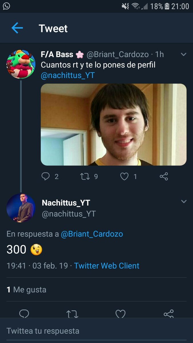 Sadromc1's tweet image. Que cuenta la banda papaa
Necesitamos 300 RT para que @nachittus_YT se ponga esta foto de perfil

Es por una buena causa