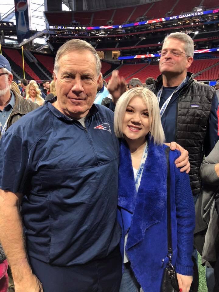 Hanging with my favorite coach before the game! Go Pats! #SuperBowlLIII #SuperBowl2019 #PatriotsvsRams #SBVIII