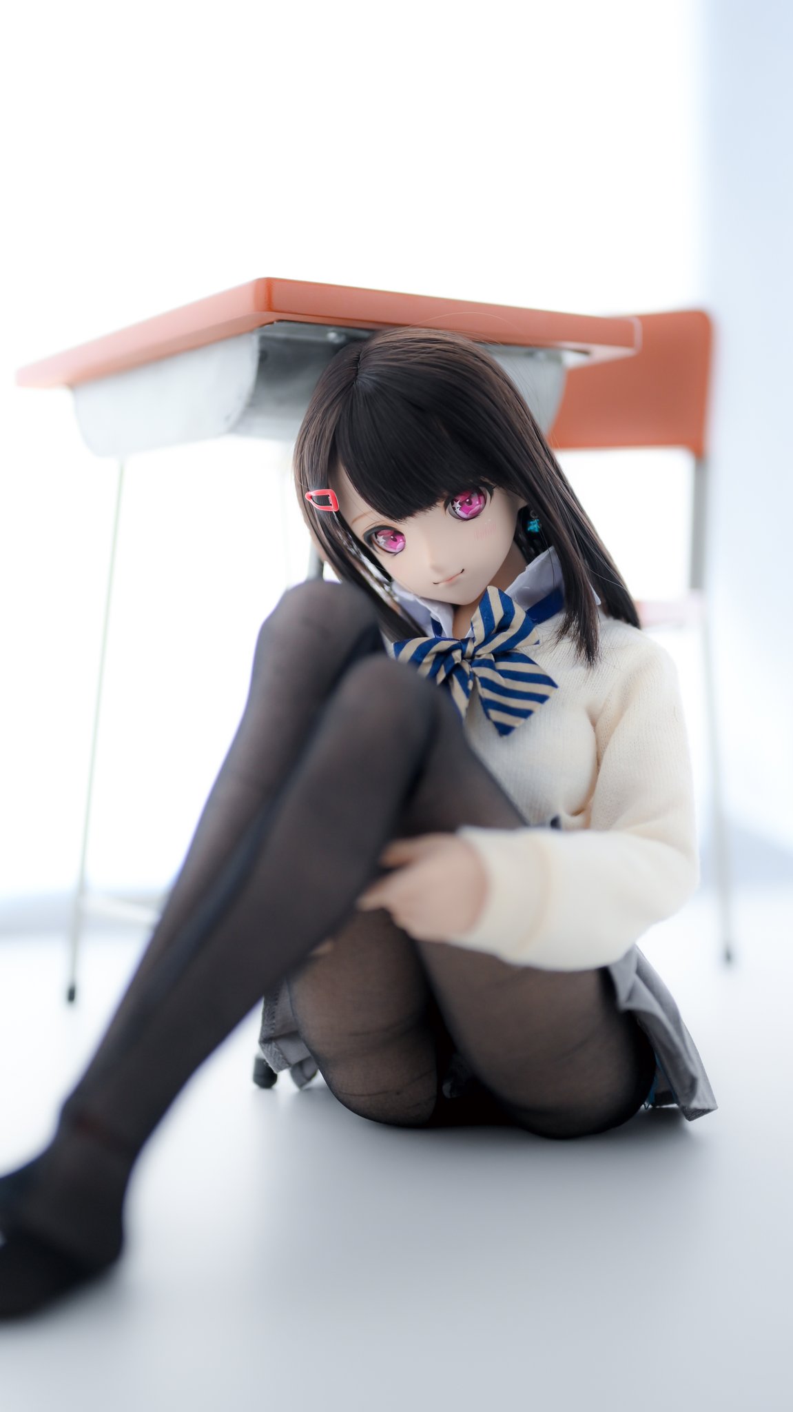 jk　体育座り 