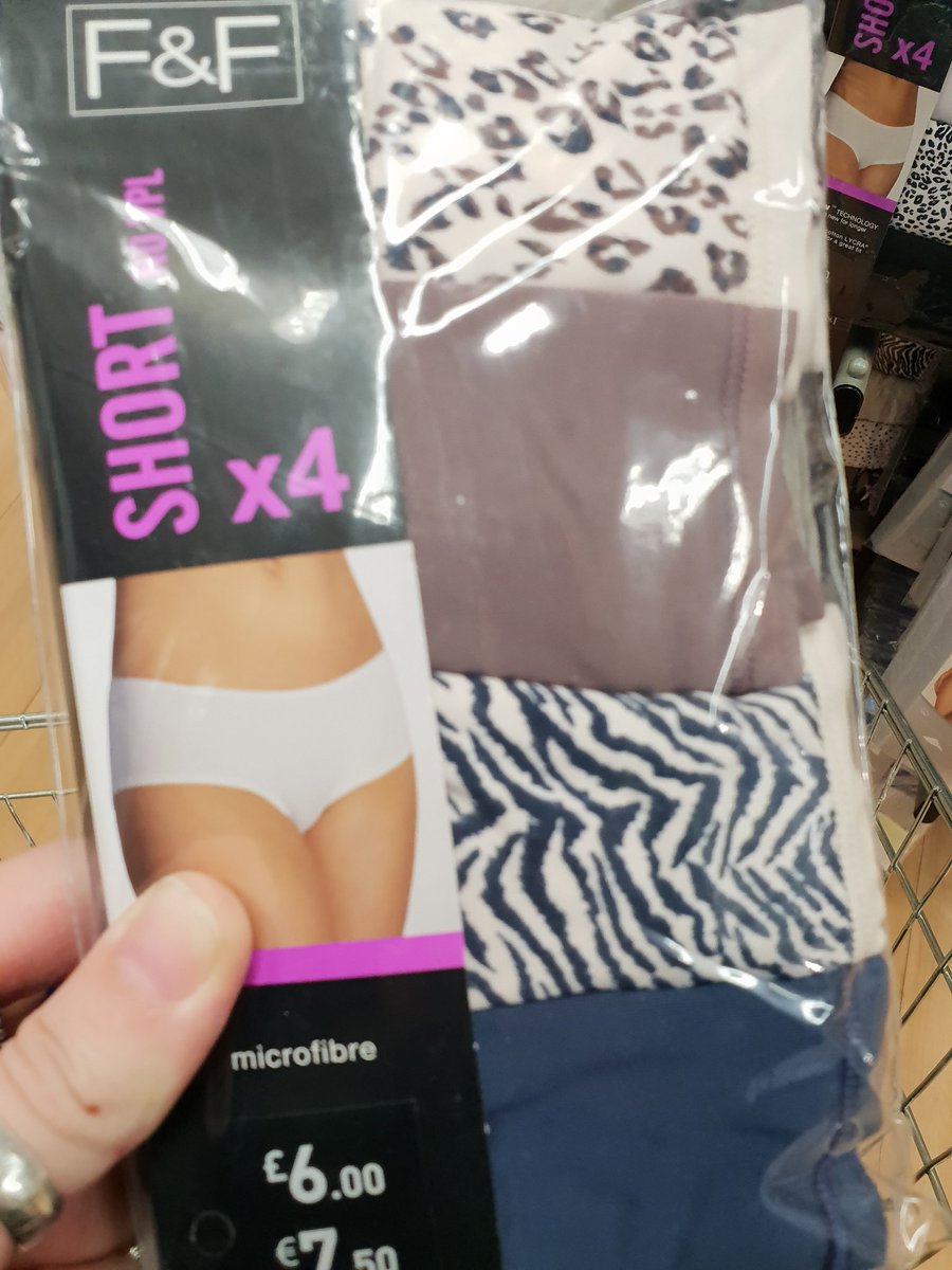 tesco microfibre knickers