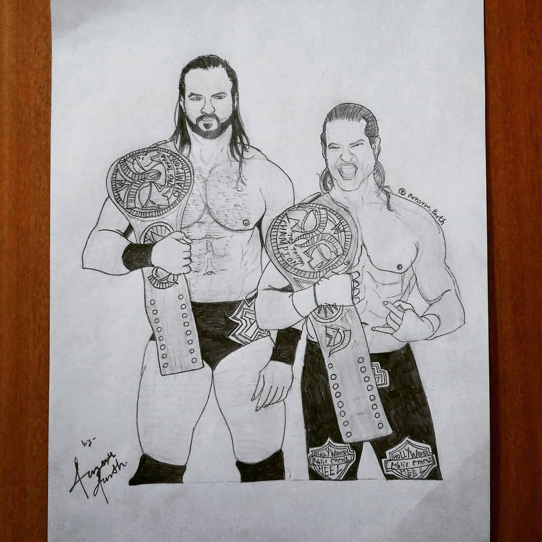 pansara_parth's tweet photo. Former #WWW #Raw Tag Team Champions. @HEELZiggler & @DMcIntyreWWE @WWE #Former #TagTeam #Champions #art #wwefanart #artist #pansaraparth #pansaratweet #parth #artist #india #lovewwe #wweislife ❤ https://t.co/XFgU1eArFq