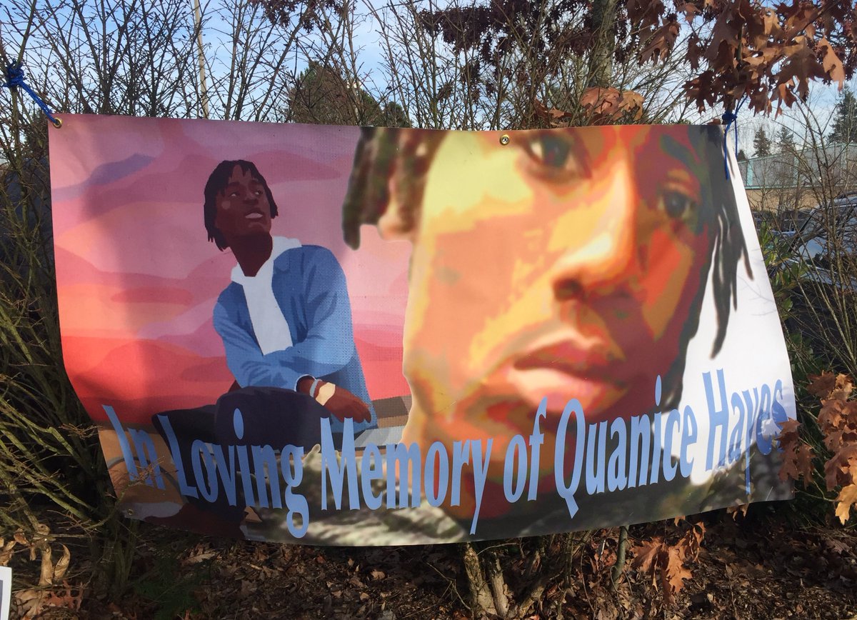 LRBitisnot's tweet photo. @goldberg_tamara @GaleScheelar The murdering cop's wife was a 911 operator, and this is a FACT - she directly called her cop hubby, Officer #AndrewHearst, so he could race to the scene and lynch #QuaniceHayes by AR-15. Every part of this extrajudicial #StreetExecution scenario is more repulsive than the other. https://t.co/UjhyvMJKPn