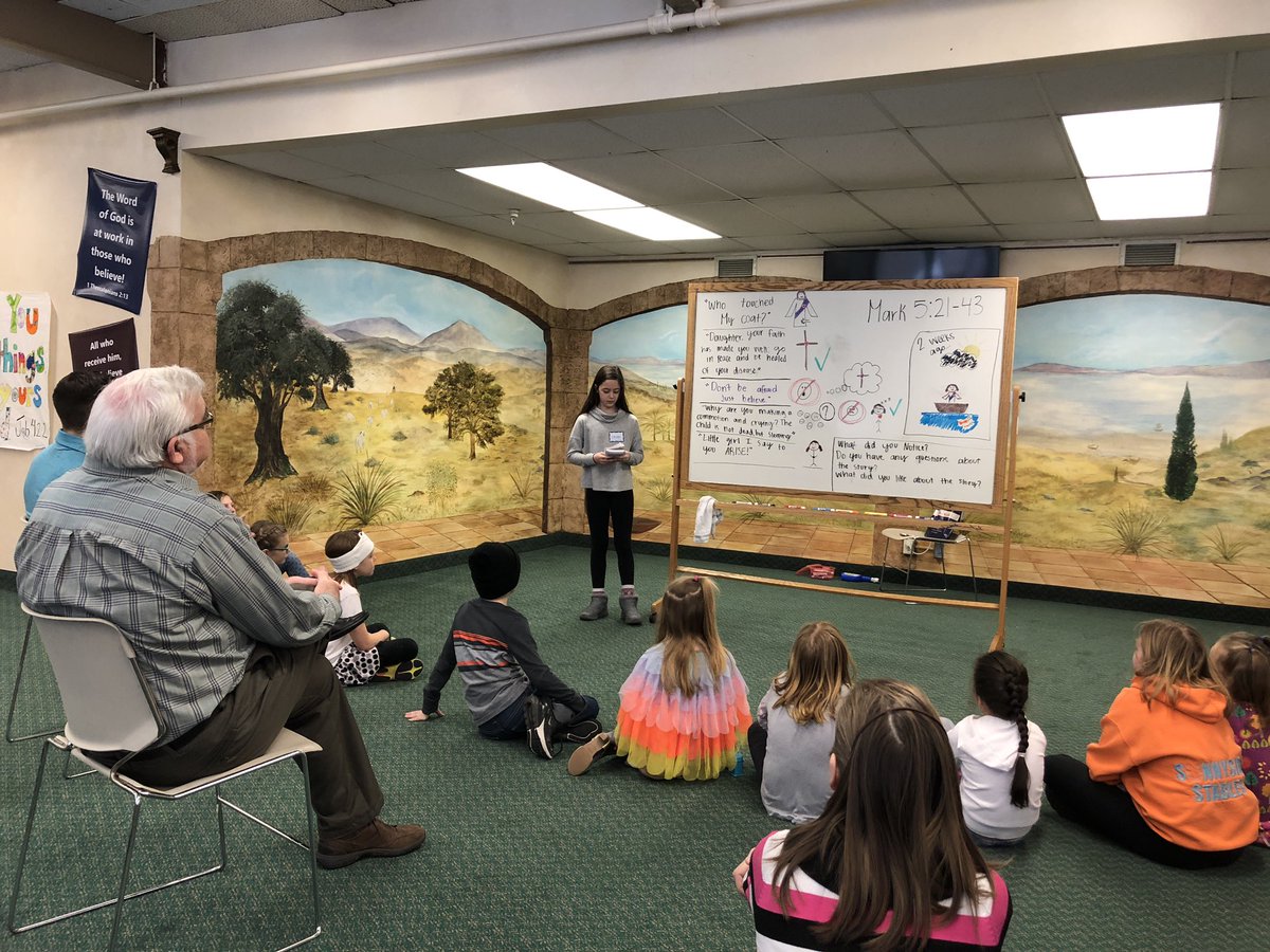 heidi_connors's tweet photo. Kids in Ministry. The power of God’s Word is not determined by age of teacher. #ThanksLauren
#GiftedTeacher
#Mark536 https://t.co/Rz7UXeVeF9