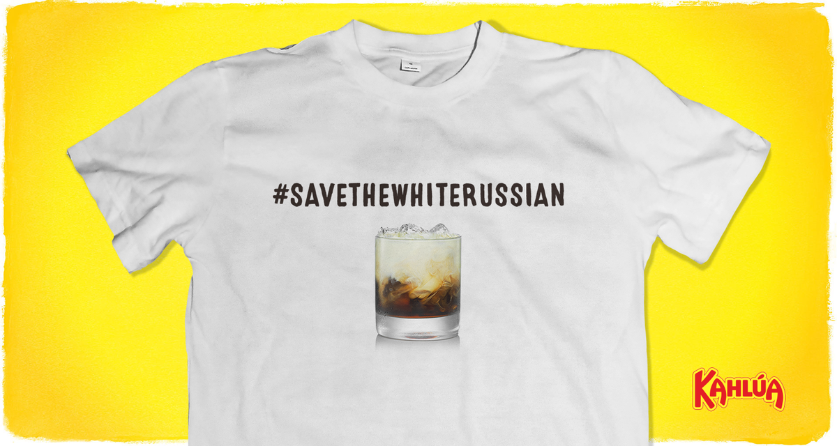 Kahlua's tweet photo. Stir in your support! Tweet #SaveTheWhiteRussian + #sweepstakes for a surprise delivery to sweeten your day! https://t.co/H2Oe212E5o