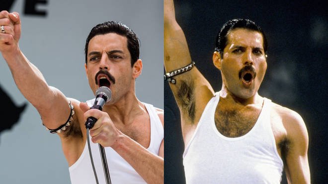 Bohemian Rhapsody. Freddie Mercury is a legend! Can listen to their songs all day! Rami Malek performance of Freddie is one of the best you will ever see, I advice you to watch this movie if you want to know more about the band ''Queen'' and witness a great story! 