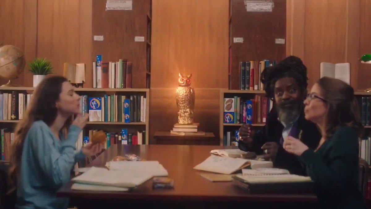 This commercial is called “The Study Sesh” you can ignore the owl #TheBigThing