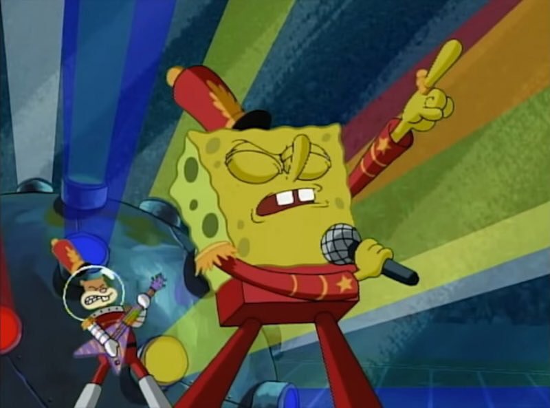 Rush_Eazy's tweet photo. Who did the #Superbowl⁠ ⁠ Halftime better?
Retweet for Spongebob 
Like for Adam Levine https://t.co/5wA4XKmnoA