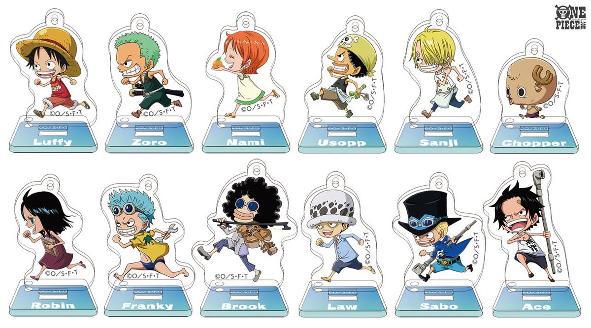 One Piece Com ワンピース ニュース 麦わらストア Run Run シリーズに新商品が登場 One Piece キャラがかわいいアクリルコレクションに Onepiece T Co Ksi43y59xx