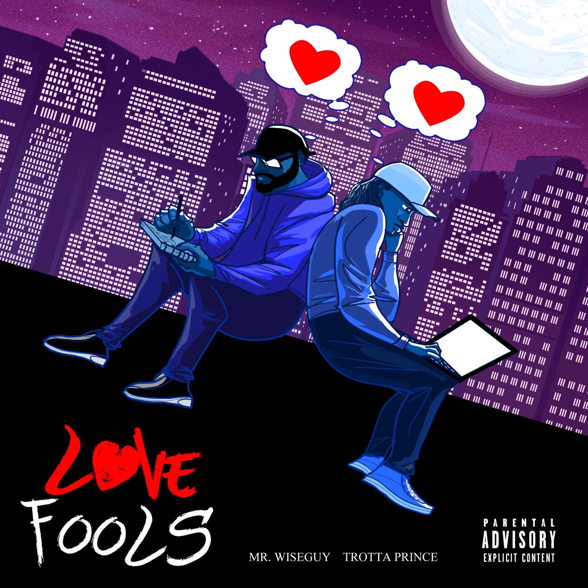 JorellRivera's tweet photo. Sorry gotta interrupt your #Superbowl party for a sec to show you this piece I illustrated for Mr. Wiseguy and @TrottaPrince โs upcoming EP coming out February 22. Okay back to the game. #art #illustration #nyc #skyline #hiphop #music #love #lovefools #rap #spookgang https://t.co/L3HyJBsHHq