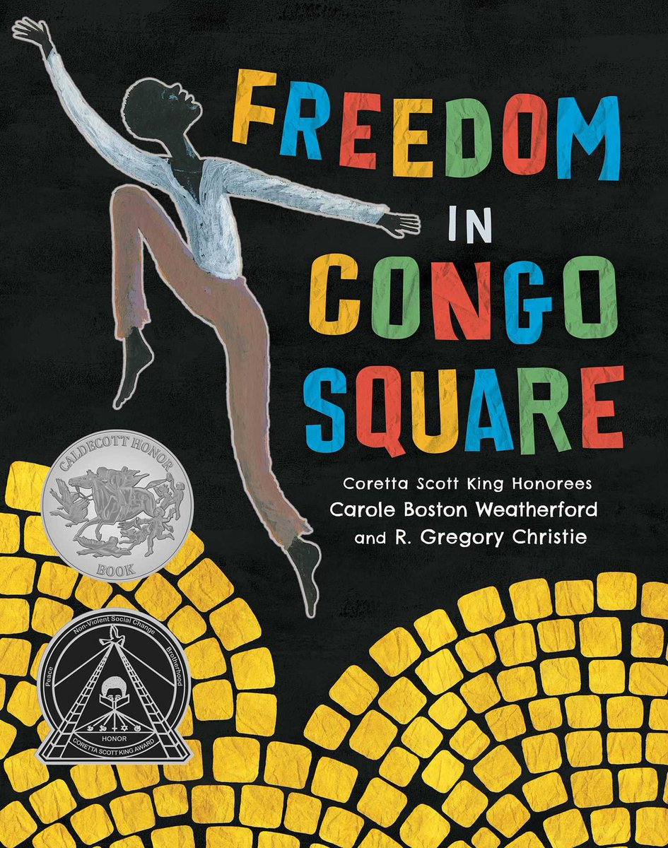 Freedom in Congo Square is a story of slavery, oppression, music and hope with beautiful pictures. In Congo Square slaves set up open markets, sing, dance, play music and talk on Sundays. #BlackHistoryMonth <a href="/OuachitaLibrary/">OBU Library</a> #28Booksfor28Days–Kaye Stanley