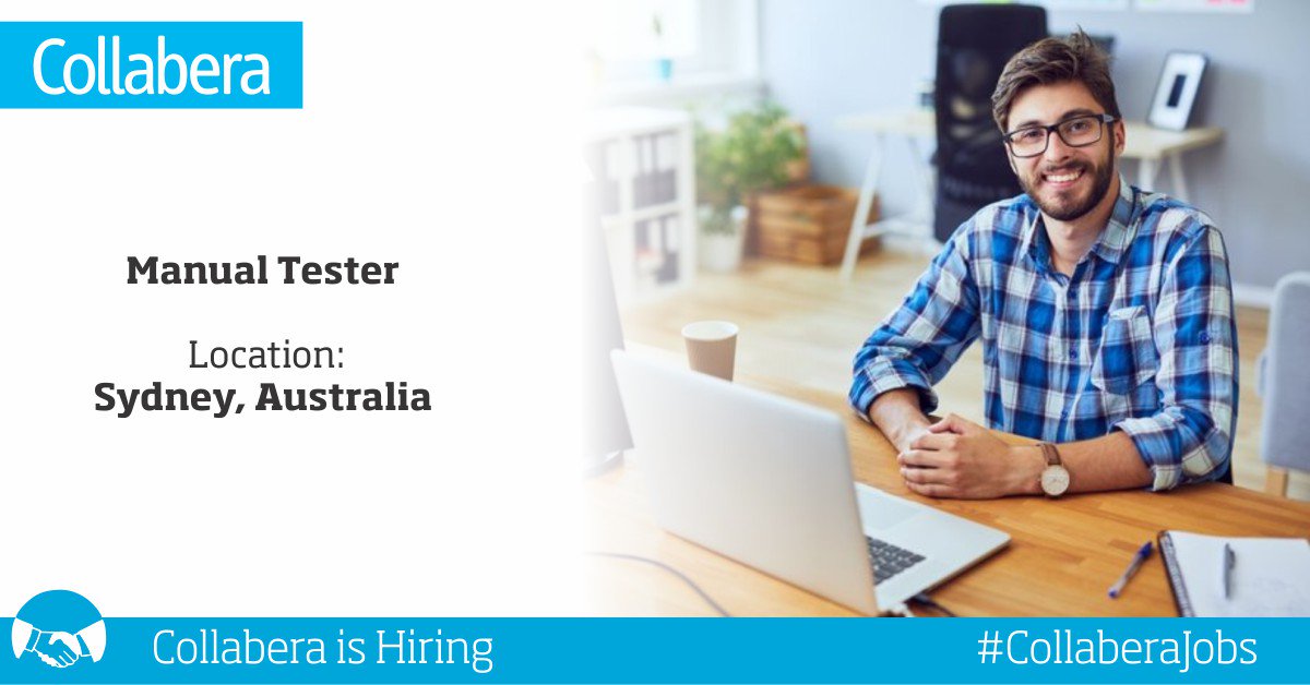 Looking for a change? Here is a great opportunity for #ManualTester to join our client team in #Sydney #Australia

Apply now: bit.ly/2DSUx9t

#TalentAcquisition #Recruiting #Recruitment #Technology #Careers #EngineeringJobs #JobsinSydney