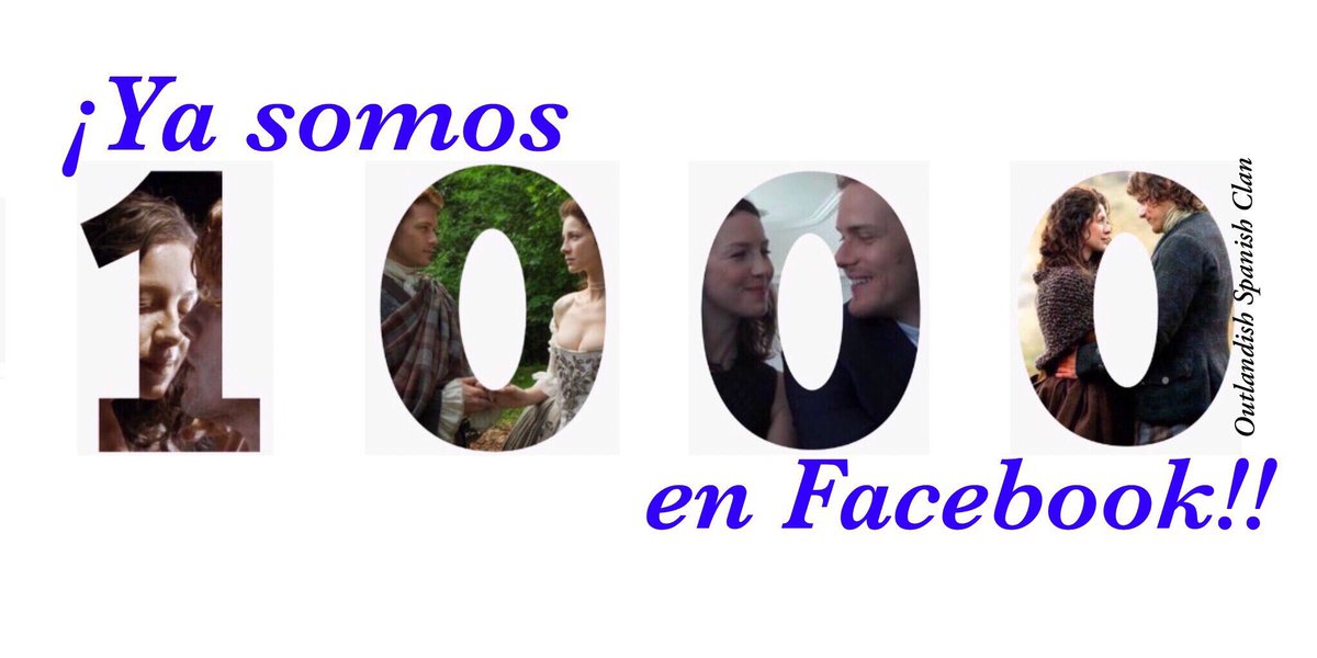 ClanOutlandish's tweet image. We are soooo happy!! We started our page on Facebook last July and we have reached 1.000 followers!! Time to celebrate!!!
We would be delighted if you say something to our Facebook followers!!! @SamHeughan @caitrionambalfe @Outlander_STARZ Thanks for being our inspiration!!