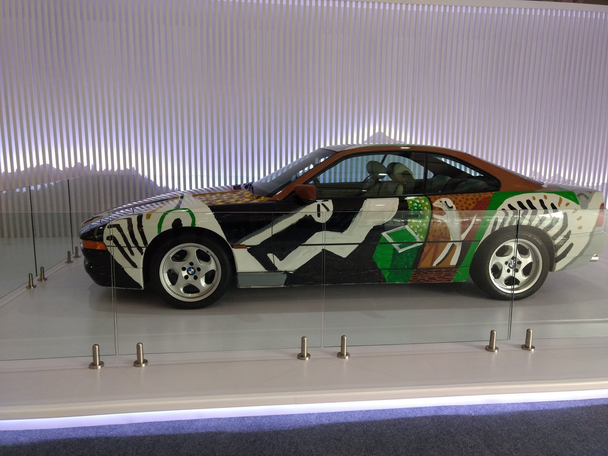 Artsceneindia's tweet image. David Hockney&apos;s art car at India Art Fair 2019 @India_ArtFair
# 14 BMW Art Car 1995 (850 CSi)
:
:
:
:
:
#rollingsculpture #automobiledesign
iaf2019 #artcar #indiaartfair2019 #art #car #automobile #contemporaryart #instaart #davidhockney #bmw #india