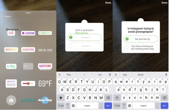 isabellemathieu's tweet photo. ⚡Après le temps des stickers Poll &amp; Questions, voici le temps venu du Sticker Quizz. Une très bonne idée pour créer de l'engagement dans les Stories #Instagram https://t.co/8s9WdOtKBL #SocialMedia #Marketing https://t.co/VdpeuII9kP
