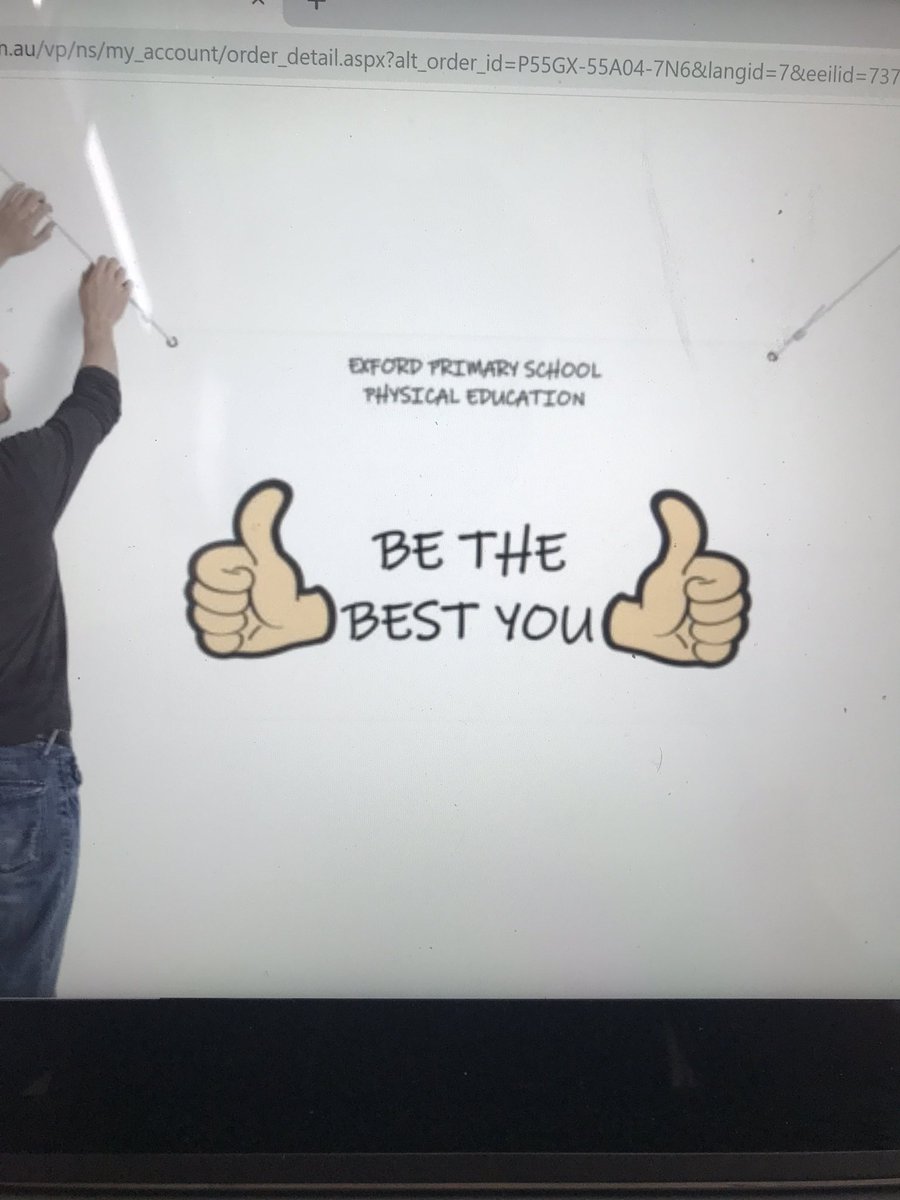 CaseyY_PhysEd's tweet photo. Pumped for this order to come through! Every student will sign the banner pledging their commitment to themselves, others and the school to be the best they can be. #physicaleducation #healthmovement #schoolculture https://t.co/KAmThvSOVq