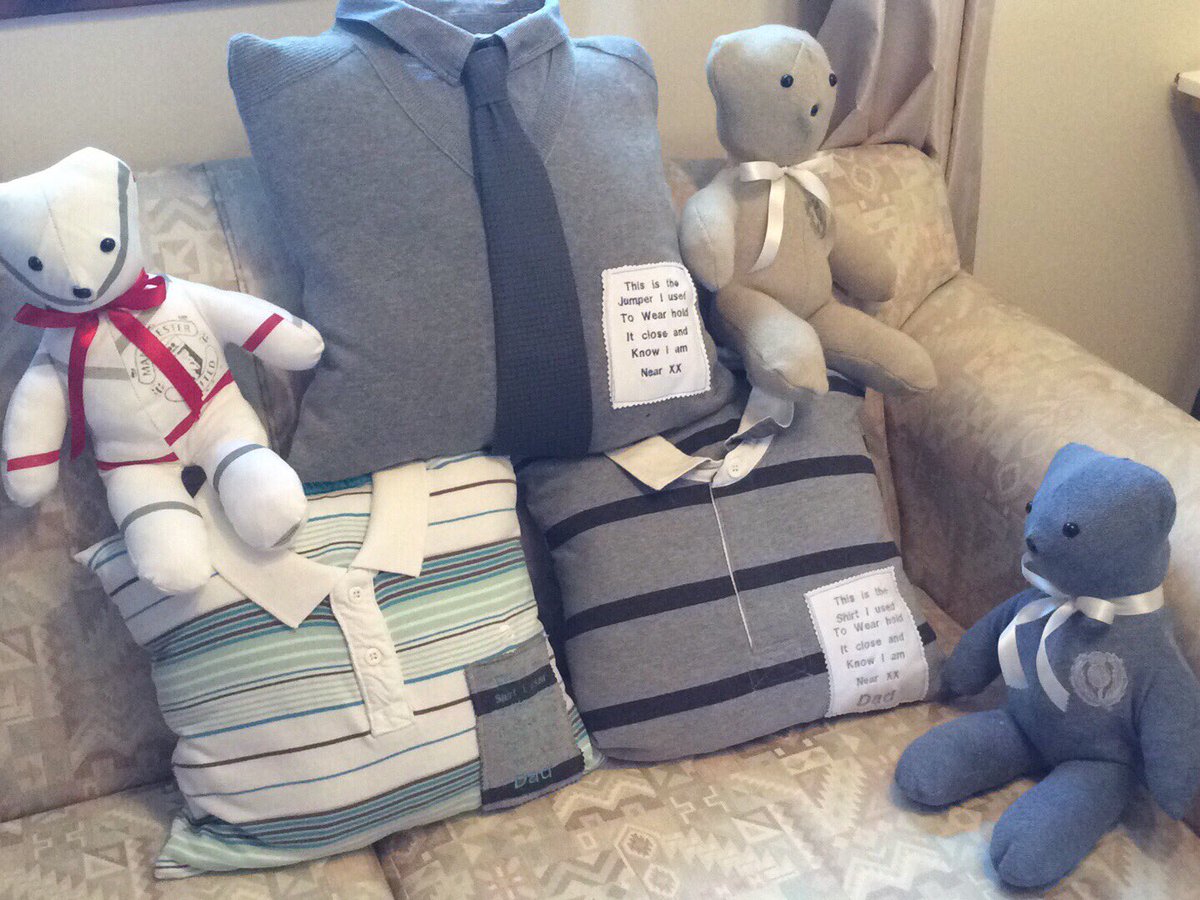 memorybears_uk's tweet image. Memory cushions