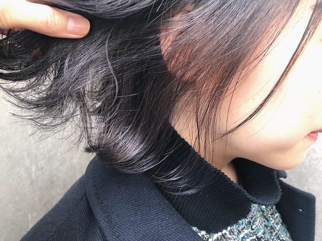 ゆーたまる Auf Twitter ボブ インナーカラー ラベンダーアッシュ