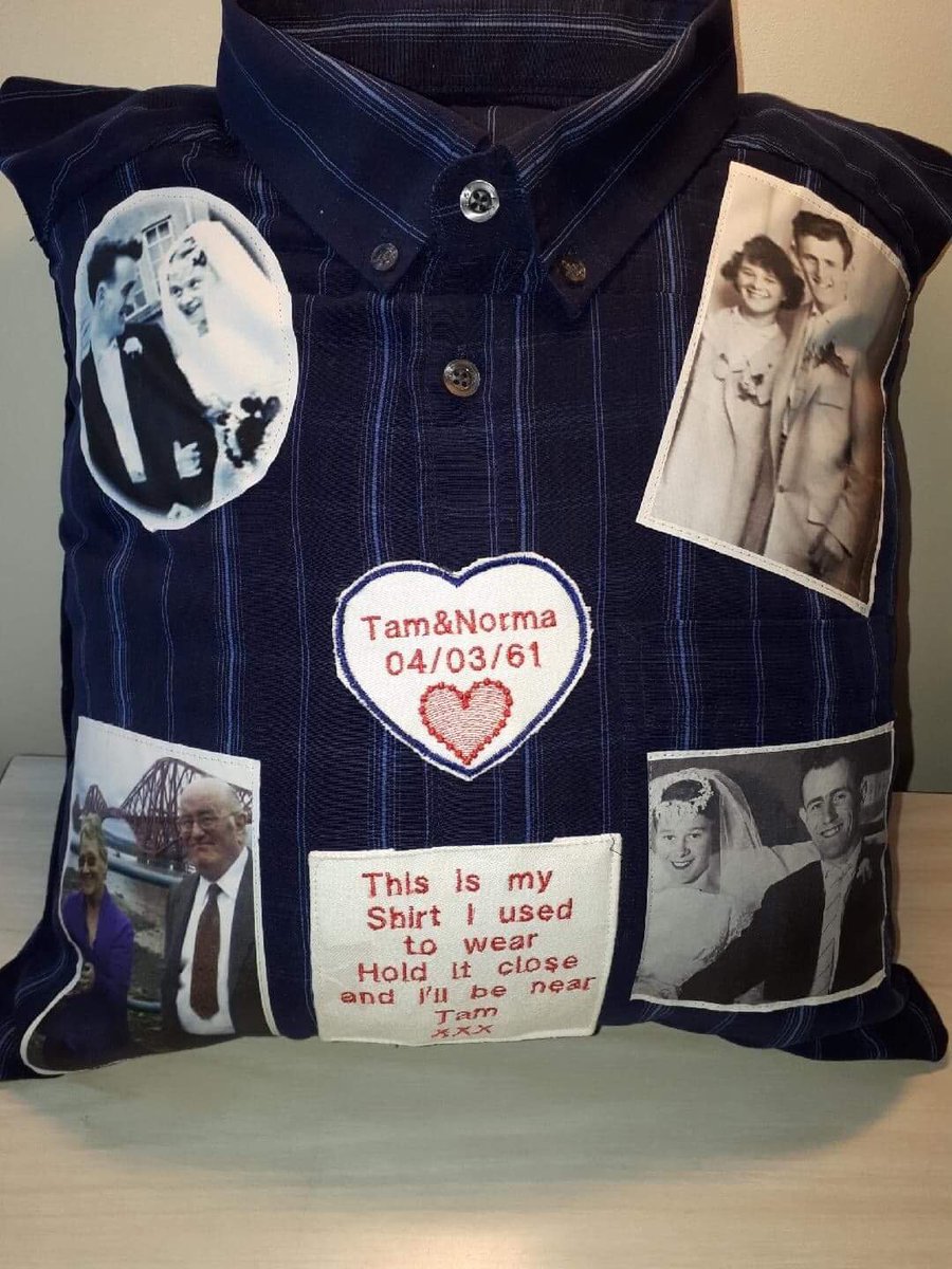 memorybears_uk's tweet image. Memory cushions