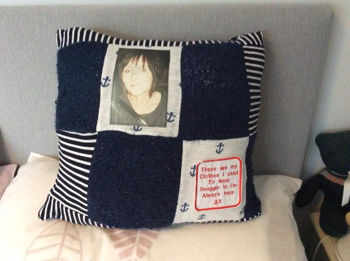memorybears_uk's tweet image. Memory cushions