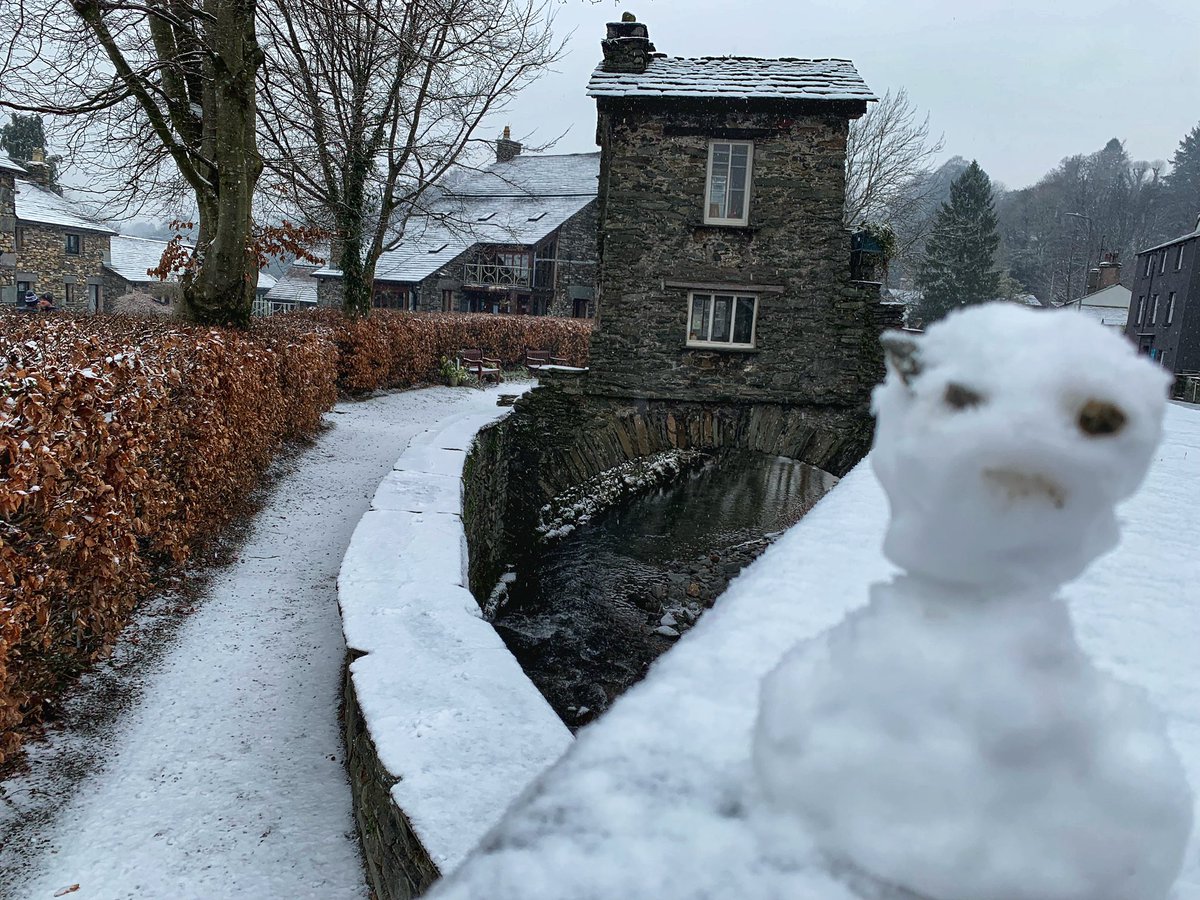 keswickbootco's tweet photo. We’re BACK AT WORK TODAY 👍👍 photo bombed by a snow man in Ambleside yesterday 😂⛄️ #BootsisBack #wexmondays #MondayMotivation https://t.co/PRBblnaJ3Z