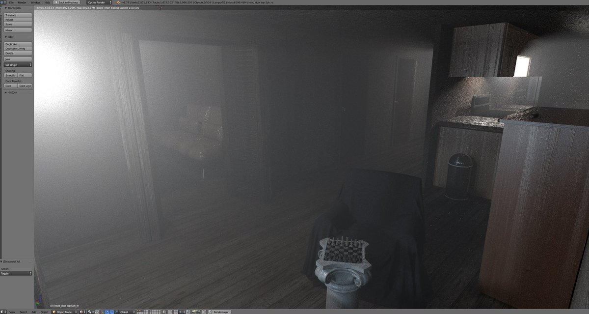 Pr0digyAtW0rk's tweet image. Test render for the main protagonist&apos;s apartment in my video game Bullet Hell: Damnation!!!.......... Thoughts???

#CGDesign #ResidentEvilInspired #BulletHellDamnation #Apocalypse #CG #SurvivalHorror #IndieFilm #IndieGame #Scifi #Blender3d
