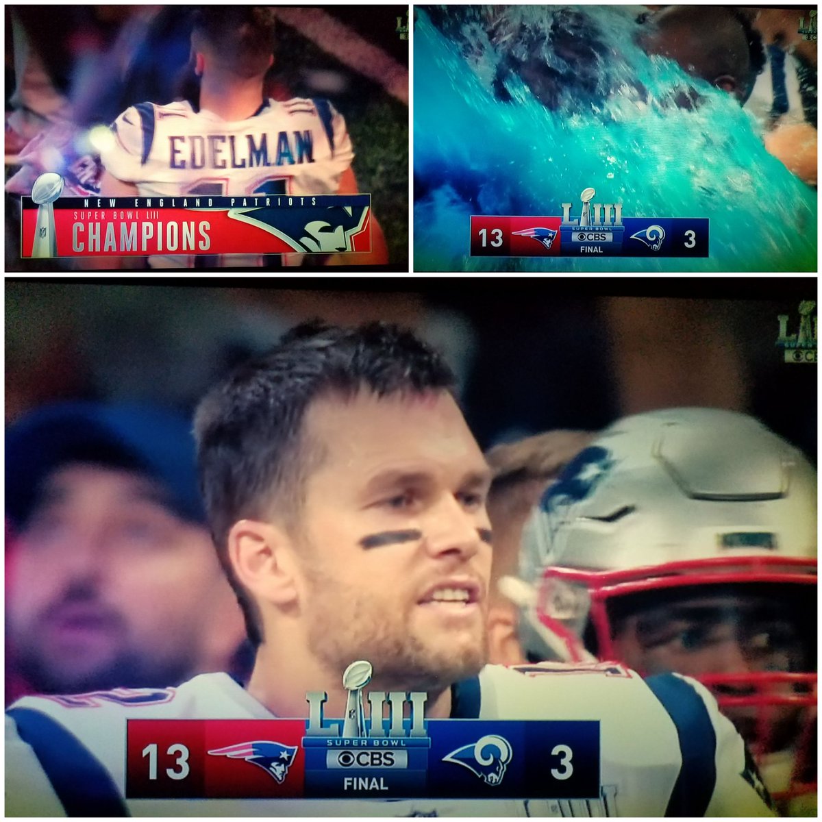 Wow!!! Super Bowl Champs AGAIN!! #superbowl #superbowl53 #patriotsnation #patriots🏈 #sixrings #patriotsfan #patriotsgirl #sixsuperbowlwins #patriotswin