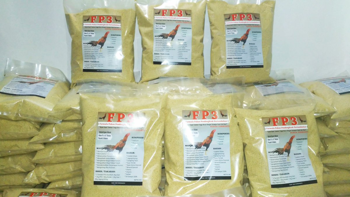 FP3 # Pakan Ayam Bangkok Biar Cepat Tumbuh Tinggi Besar dan Gemuk