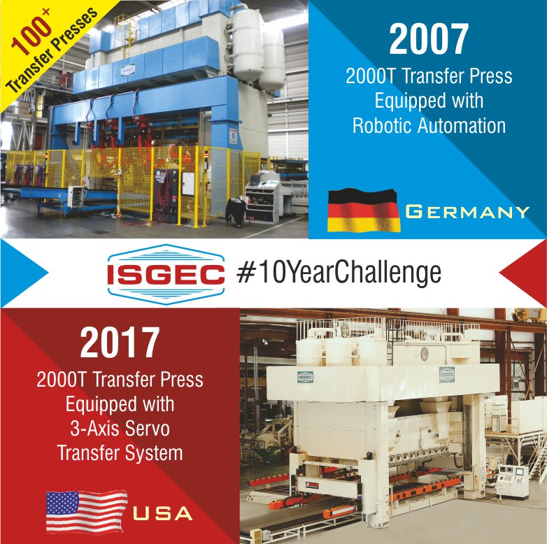 IsgecPresses's tweet photo. With 100+ Transfer Presses already supplied to clients across the globe, Isgec is now one of the most reliable and valued Presses manufacturers in India. To know more about Isgec Presses, click here: https://t.co/V4gaLFnpmC #10YearChallenge #10YearsChallenge #TransferPress https://t.co/Wjlsv4h05N