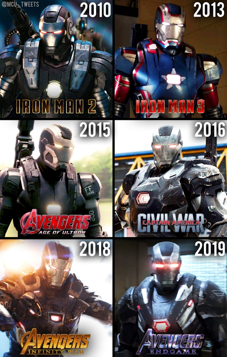 Mcu Direct On Twitter The War Machine Armor Through The