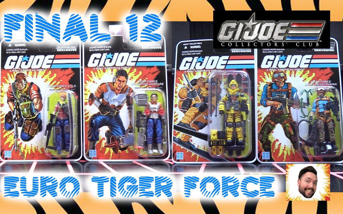 TheFullForce's tweet photo. 💥 DIAGNOSTIK80'S REVIEWS & THE FULL FORCE PODCAST - GIJCC FINAL 12 EURO TIGER FORCE!! 💥
Join @Diagnostik80 as he reviews these brand new #GIJCC exclusive #Final12 #EuroTigerForce figures, #TunnelRat, #PsycheOut, #Blizzard & #HitAndRun!!
https://t.co/12a7YC7yGy https://t.co/NYi9qgpIQ8