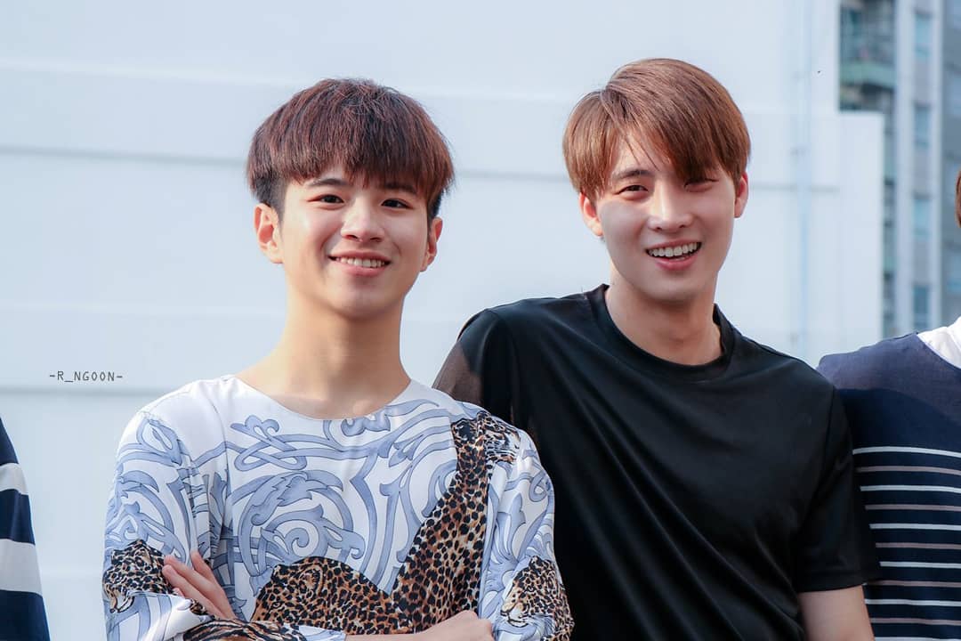 Meanplan_'s tweet photo. [180402] MeanPlan lovely moments 😙
#2wish 
#MeanPhiravich 
#คนของแปลน 
@m34nismind @bplannnnn https://t.co/qJjKXJMhd4
