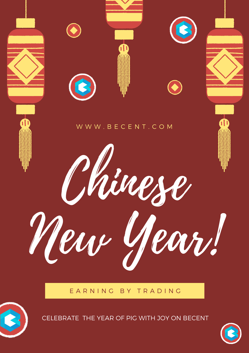 becentofficial's tweet photo. Happy Lunar New Year!  The year of the Pig is for money, luck, health, beauty and happiness.  Best wishes from the @becentofficial team!

@becentofficial #bct #Blockchain https://t.co/BYKXYlZxXA