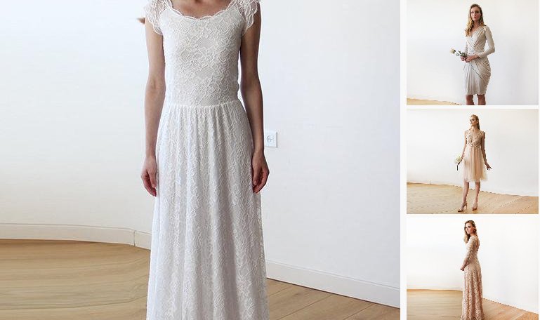 Maxi ivory lace bridal gown, Lace off-shoulders #weddings #clothing #weddinggown @EtsyMktgTool etsy.me/2jrTNNi #affordablewedding