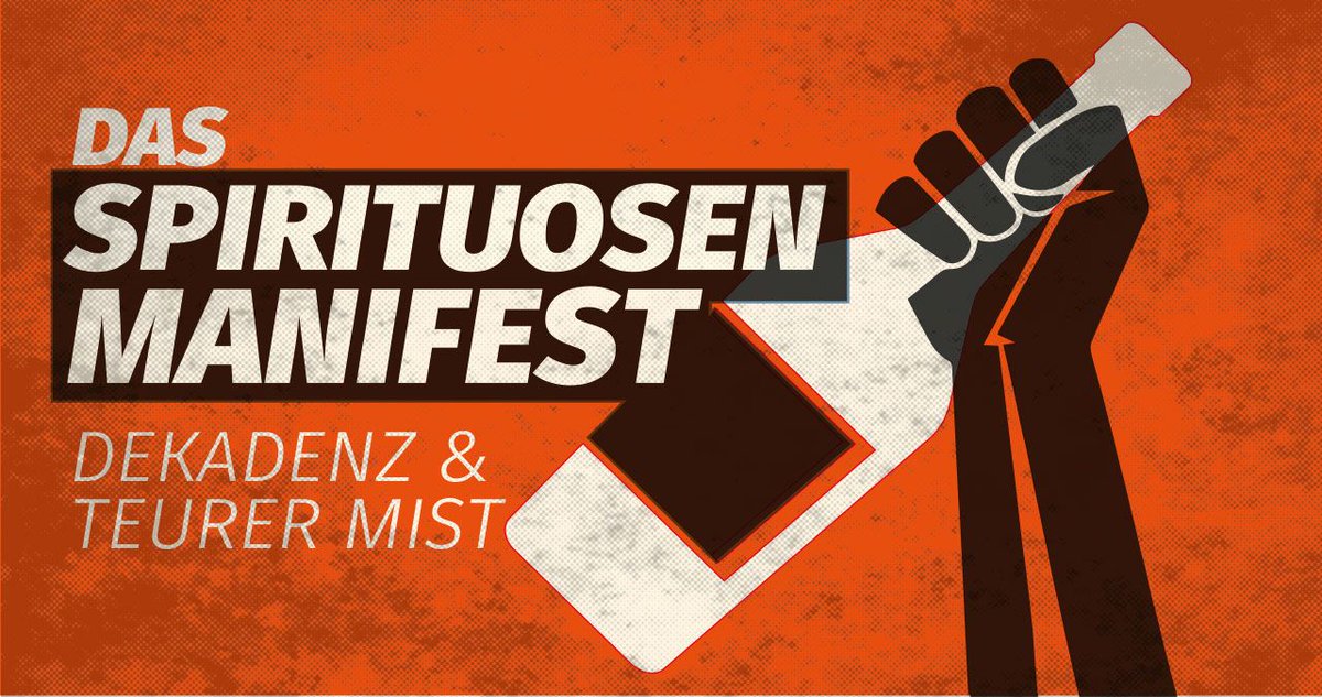 Das Spirituosen-Manifest: Sehr provokant und zugespitzt formuliert, aber auch sehr erhellend und mit viel Wahrem: buff.ly/2DS5JTG