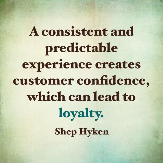 contactaffix's tweet photo. A consistent and predictable experience creates customer confidence, which can lead to loyalty- Shep Hyken
#Quote #QuotesToMakeYouThink #motivation #quoteoftheday #motivationforsuccess #quotespositive #motivationslquotes https://t.co/y9Jtt6KbtO