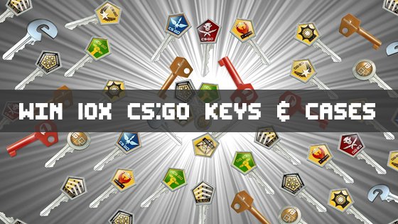 PixelsOnTV is giving away 10x CS:GO Keys &amp; Cases! 

Enter Now: gleam.io/STwEh/10x-rand…

#RaiseTheBar #UnderratedOnes