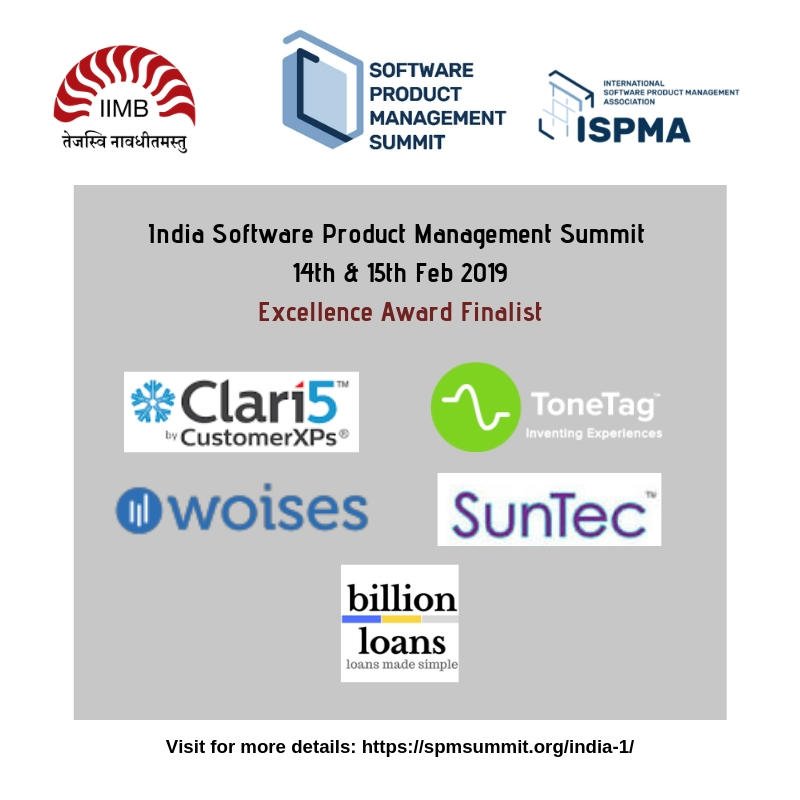 allwoises's tweet photo. Woises is one of the finalists of Software Product Management Excellence Award 2019! Join us at India Software Product Management Summit happening on 14th &amp; 15th Feb 2019 @IIM_Bangalore

#softwareproductmanagement  #softwaredevelopment  #ispma #spm #suntecgroup  #woises https://t.co/vNQaz2ilTc