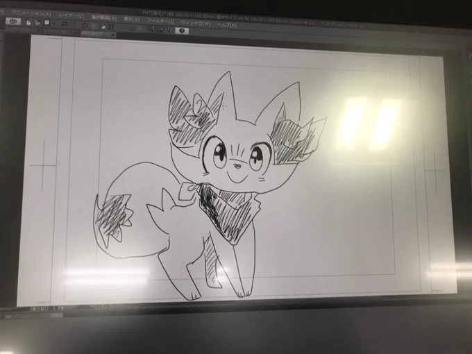 近所のヨドバシで描いたけど難しいなこれ 