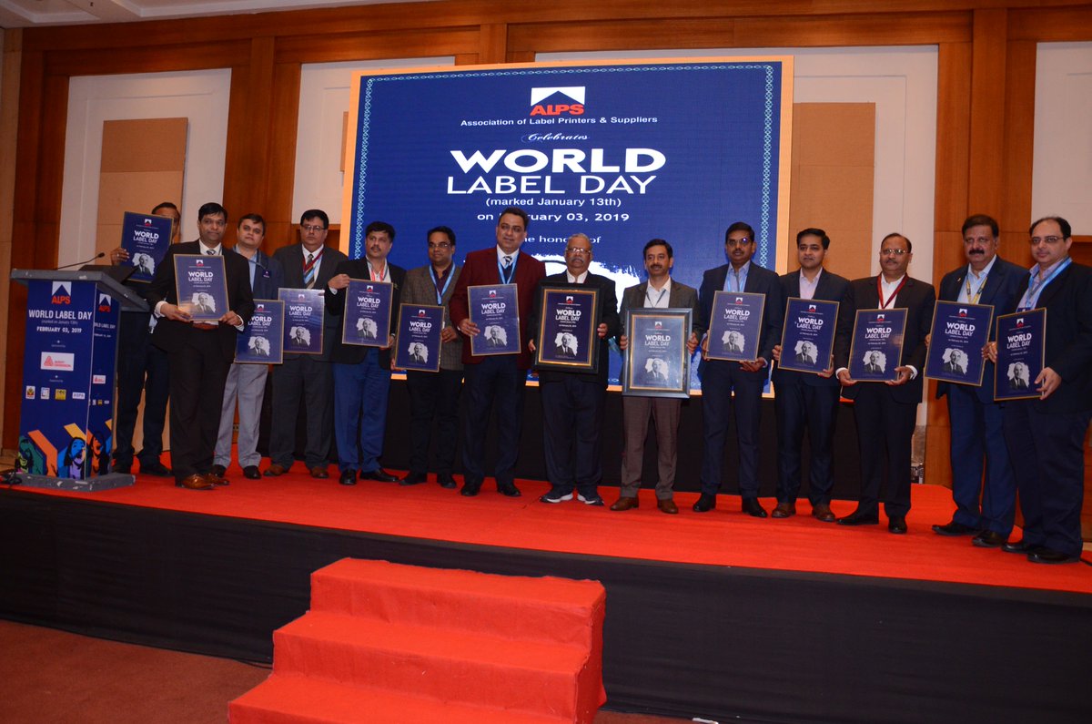 Association of Label Printers and Suppliers celebrated ‘World Label Day’ on February 03, 2019 marked on January 13, the birth anniversary of ‘The Sticker Man’-"R. Stanton Avery" <a href="/AveryDennison/">Avery Dennison</a> <a href="/arunesh_bansal/">Arunesh Bansal</a> <a href="/ashishg22865937/">Dr. Ashish Gupta</a> <a href="/aspaglobal/">ASPA Global</a>