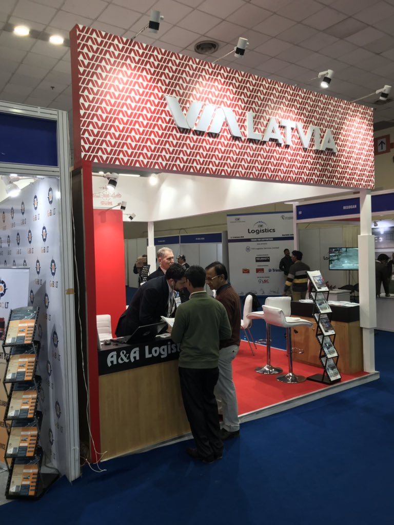 ArtisBertulis's tweet photo. Latvian ๐ฑ๐ป Delegation in action - ready and set for an active participation in #logisticssummit2019 @FollowCII @CIIEvents . Logistics sectors of Latvia ๐ฑ๐ป and India ๐ฎ๐ณ ensure the most efficient and smooth exchange off goods and services between our countries . Great potential! https://t.co/OJWlRPHJ5c