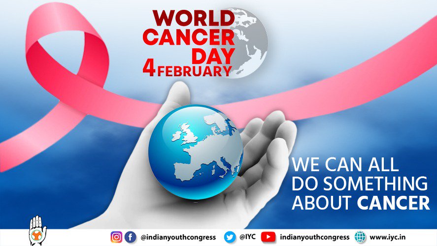 IYC's tweet photo. On #WorldCancerDay commit yourself to raise awareness about cancer, its prevention, detection, treatment and promotion of a healthy lifestyle.

We honour and celebrate the positive and brave survivors who cancer and defeated it like champions. https://t.co/YxqD1dXqbb