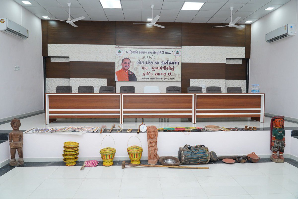 Collector Dahod (@collectordahod) on Twitter photo 1st Cultural & community centre cum Adijati bhavan dedicated to development of scheduled Tribes in Dahod.Ground floor is a hall for any social and cultural gatherings. 1st floor is Library and Reading room.2nd floor is for Tribal museum. <a href="/CMO_Gujarat/">Office of Vijay Rupani</a> <a href="/vijayrupanibjp/">Vijay Rupani</a> <a href="/GujTDDept/">Guj Tribal Dept.</a> 1st Cultural & community centre cum Adijati bhavan dedicated to development of scheduled Tribes in Dahod.Ground floor is a hall for any social and cultural gatherings. 1st floor is Library and Reading room.2nd floor is for Tribal museum. <a href="/CMO_Gujarat/">Office of Vijay Rupani</a> <a href="/vijayrupanibjp/">Vijay Rupani</a> <a href="/GujTDDept/">Guj Tribal Dept.</a>