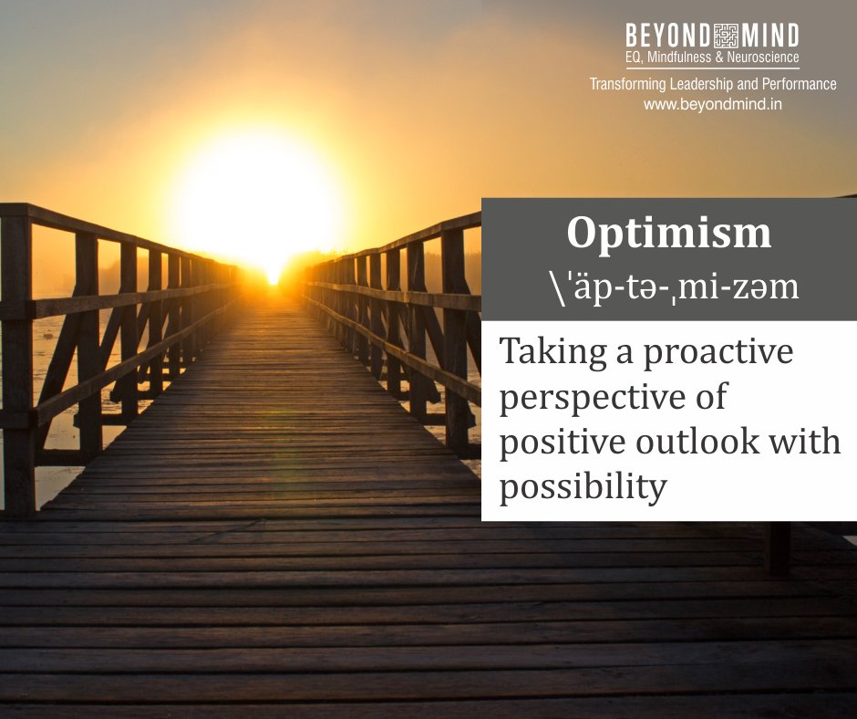MindfulIndiaNow's tweet image. With optimism as a skillset, we start take ownership of our decisions. It helps generate new options &amp;amp; invent solutions to “unsolvable” problems. Here&apos;s to this week full of optimism and smiles. #beyondmindnow #mindfulnessindiasummit  #mondaymornings #feelgood @mbehl1