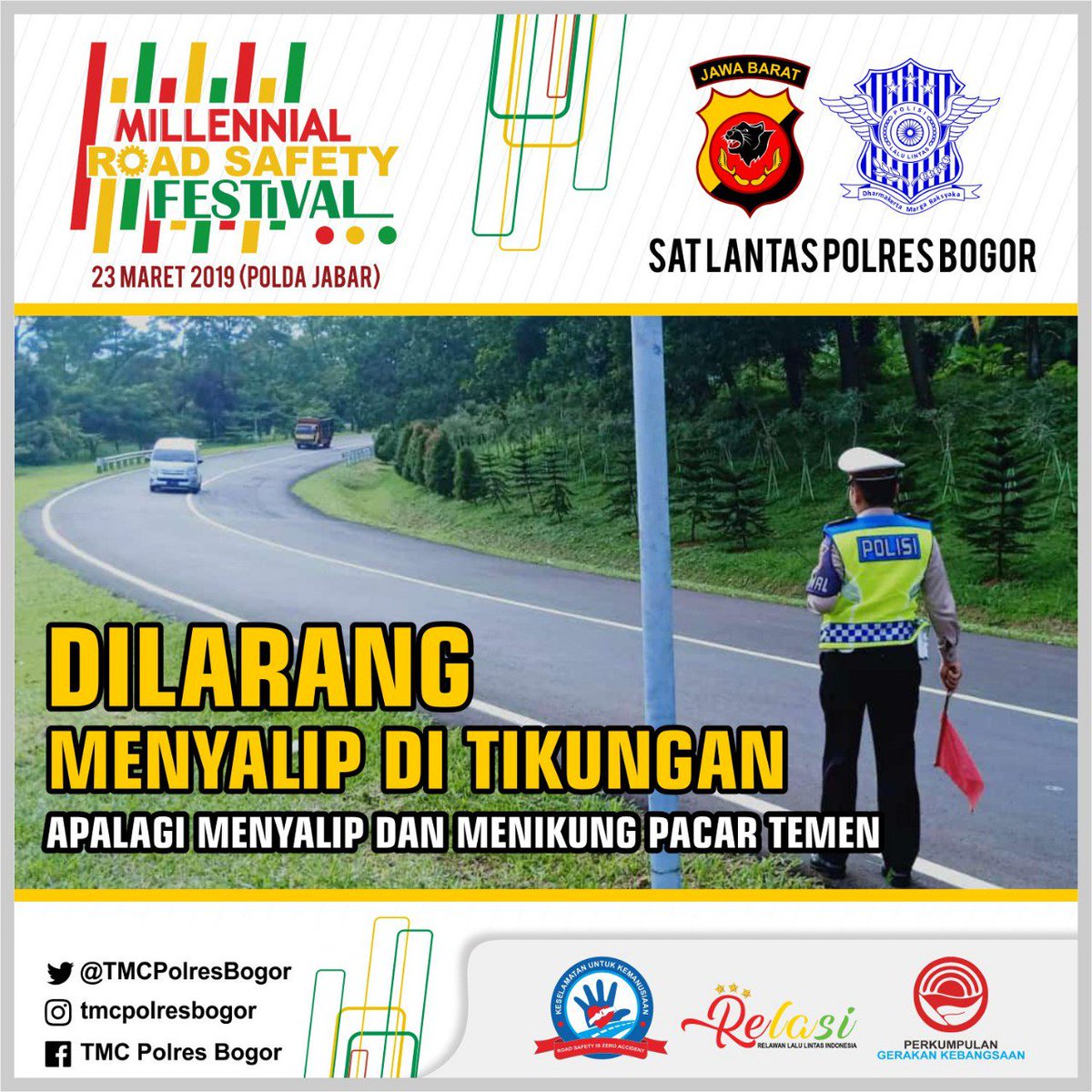 TMC Polres Bogor tweet media