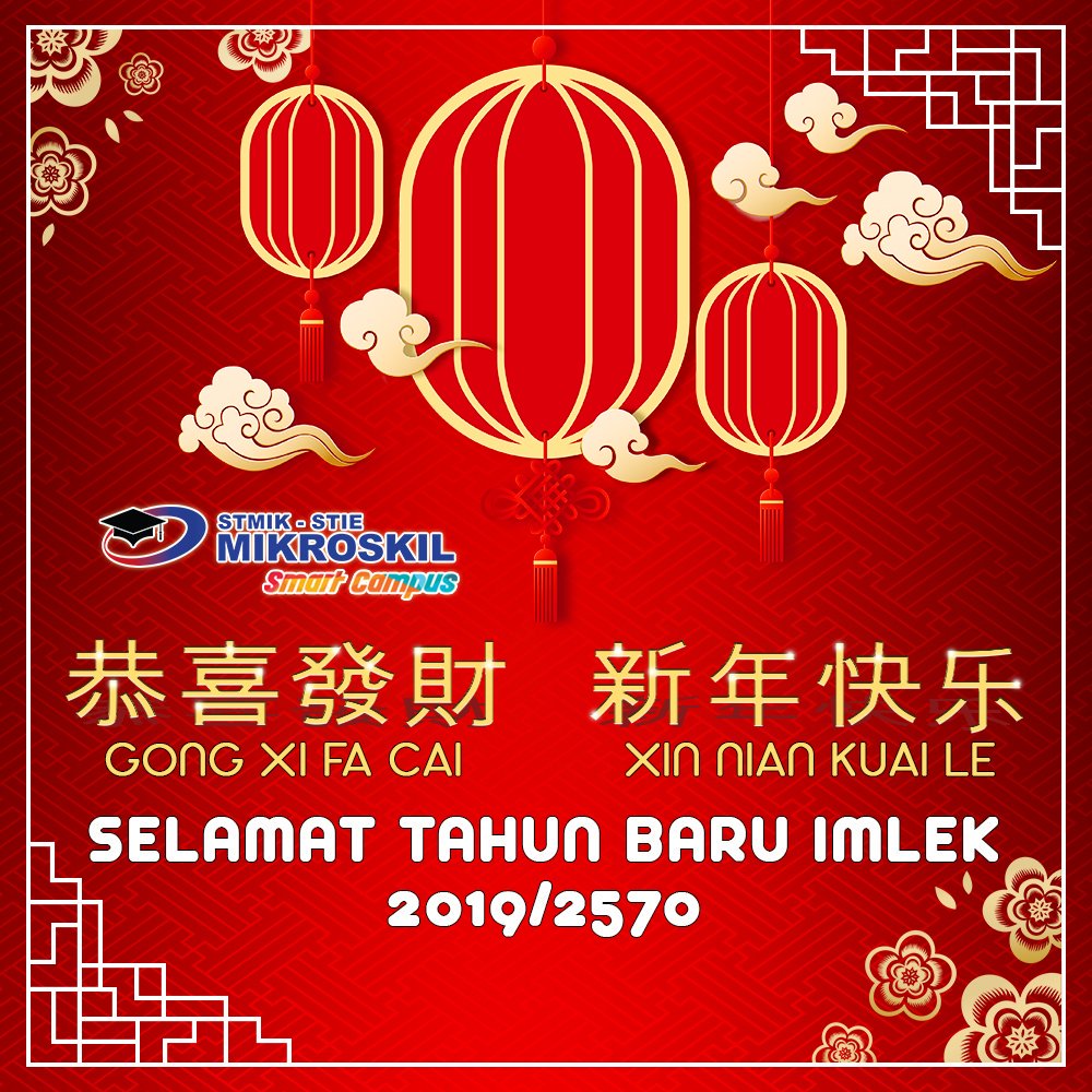 "Selamat Tahun Baru Imlek 2019/2570"

#mikroskil #gongxifacai #imlek #imlek2019 #tahunbaruimlek #ChineseNewYear